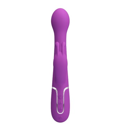 PRETTY LOVE DEJON VIBRADOR RABBIT MULTIFUNCION 3 EN 1 MORADO