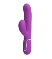 PRETTY LOVE - PERLITA VIBRADOR RABBIT MULTIFUNCIÓN 3 EN 1 MORADO