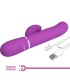 PRETTY LOVE PERLITA VIBRADOR RABBIT MULTIFUNCION 3 EN 1 MORADO