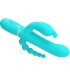 PRETTY LOVE CAMMY TRIPLE VIBRADOR RABBIT MULTIFUNCION 4 EN 1 AZUL