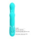 PRETTY LOVE CAMMY TRIPLE VIBRADOR RABBIT MULTIFUNCION 4 EN 1 AZUL