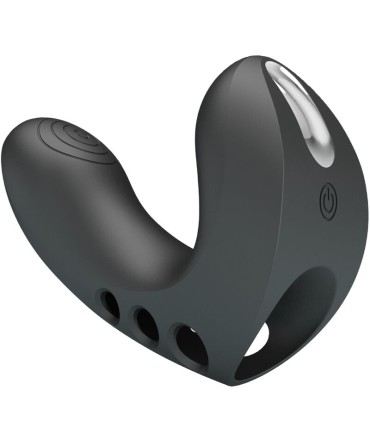 PRETTY LOVE CAMELIA VIBRADOR DE DEDO 7 VIBRACIONES NEGRO