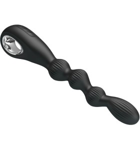 PRETTY LOVE FEDERER VIBRADOR ANAL 12 VIBRACIONES NEGRO