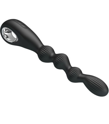 PRETTY LOVE FEDERER VIBRADOR ANAL 12 VIBRACIONES NEGRO