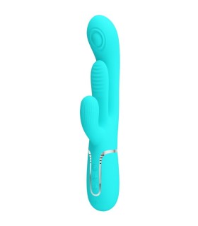 PRETTY LOVE SHANIA TRIPLE VIBRADOR RABBIT MULTIFUNCION 3 EN 1