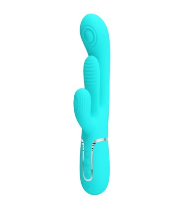 PRETTY LOVE SHANIA TRIPLE VIBRADOR RABBIT MULTIFUNCION 3 EN 1
