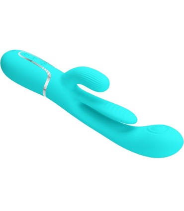 PRETTY LOVE SHANIA TRIPLE VIBRADOR RABBIT MULTIFUNCION 3 EN 1