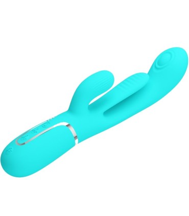 PRETTY LOVE SHANIA TRIPLE VIBRADOR RABBIT MULTIFUNCION 3 EN 1