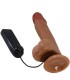 BAILE CATOBLEPAS VIBRADOR REALISTICO 206 CM NATURAL CONTROL REMOTO