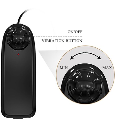 BAILE CATOBLEPAS VIBRADOR REALISTICO 206 CM NATURAL CONTROL REMOTO