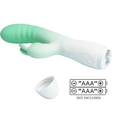 PRETTY LOVE CERBERUS VIBRADOR RABBIT 3O VIBRACIONES VERDE