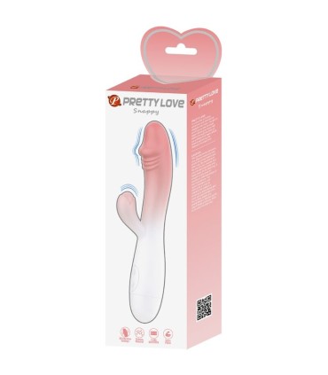 PRETTY LOVE SNAPPY VIBRADOR RABBIT 3O VIBRACIONES ROSA