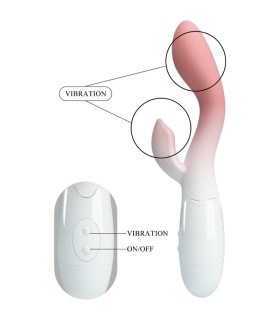 PRETTY LOVE BRIGHTY VIBRADOR PUNTO G ESTIMULADOR CLITORIS 30 VIBRACIONES ROSA