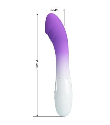 PRETTY LOVE ELEMENTAL VIBRADOR PUNTO G 30 VIBRACIONES MORADO