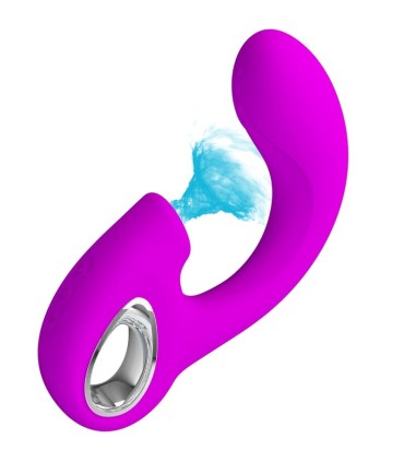 PRETTY LOVE SIBEL VIBRADOR PUNTO G ESTIMULADOR CLITORIS 10 VIBRACIONES MORADO