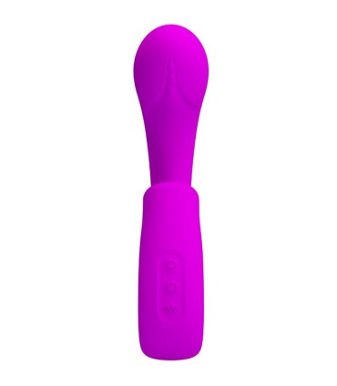 PRETTY LOVE SIBEL VIBRADOR PUNTO G ESTIMULADOR CLITORIS 10 VIBRACIONES MORADO