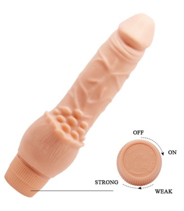 BAILE BARBARA VIBRADOR REALISTICO 195 CM NATURAL