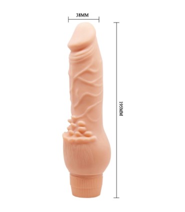 BAILE BARBARA VIBRADOR REALISTICO 195 CM NATURAL