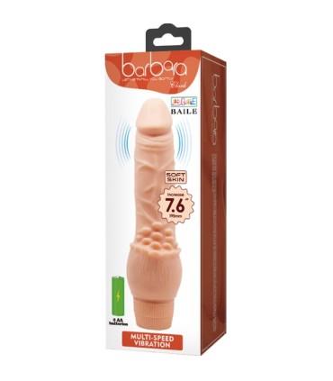 BAILE BARBARA VIBRADOR REALISTICO 195 CM NATURAL