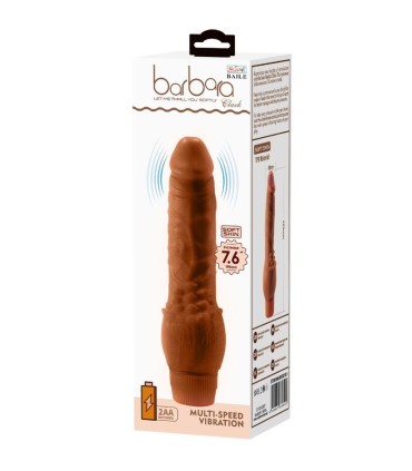 BAILE BARBARA VIBRADOR REALISTICO 195 CM MULATO