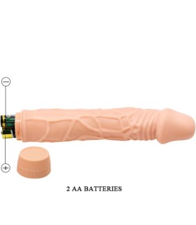 BAILE BOB VIBRADOR REALISTICO 225 CM NATURAL