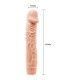 BAILE BOB VIBRADOR REALISTICO 225 CM NATURAL