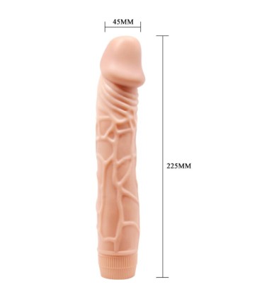 BAILE BOB VIBRADOR REALISTICO 225 CM NATURAL
