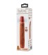 BAILE BOB VIBRADOR REALISTICO 225 CM MULATO