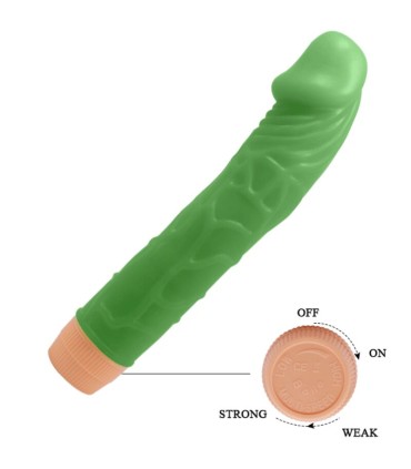 BAILE BILL VIBRADOR REALISTICO 225 CM VERDE