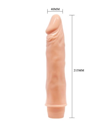 BAILE DWARF VIBRADOR REALISTICO 21 CM NATURAL