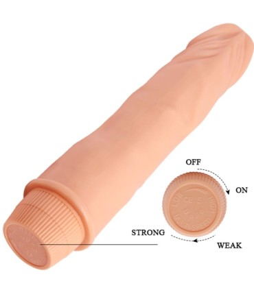 BAILE DWARF VIBRADOR REALISTICO 21 CM NATURAL