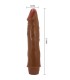 BAILE DWARF VIBRADOR REALISTICO 21 CM MULATO