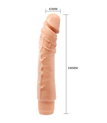 BAILE DYBBUK VIBRADOR REALISTICO 24 CM NATURAL