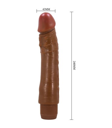 BAILE DYBBUK VIBRADOR REALISTICO 24 CM MULATO