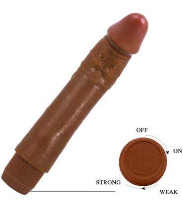BAILE DYBBUK VIBRADOR REALISTICO 24 CM MULATO