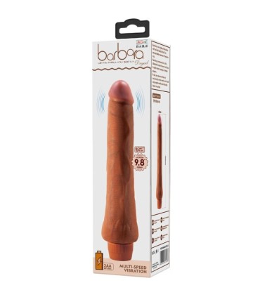 BAILE DRYAD VIBRADOR REALISTICO 25 CM MULATO
