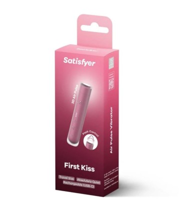 SATISFYER FIRST KISS ESTIMULADOR CLITORIS POR ONDAS GRANATE