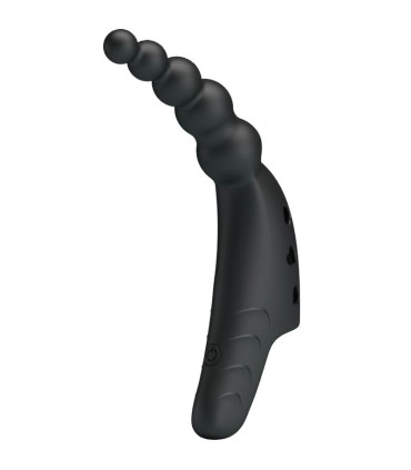 PRETTY LOVE JORDIN VIBRADOR DE DEDO 10 VIBRACIONES NEGRO