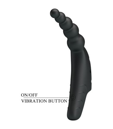 PRETTY LOVE JORDIN VIBRADOR DE DEDO 10 VIBRACIONES NEGRO