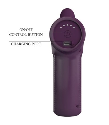 PRETTY LOVE DJ SCHOLAR MASAJEADOR 5 CONFIGURACIONES MORADO