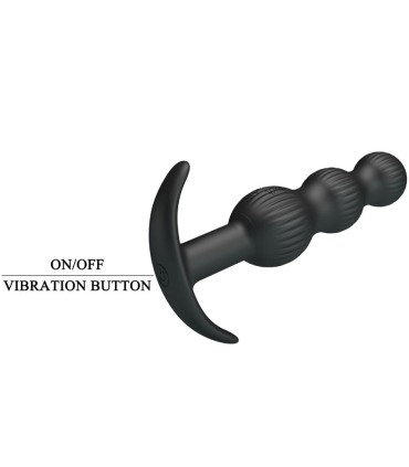 PRETTY LOVE SIDNEY VIBRADOR ANAL 10 VIBRACIONES NEGRO