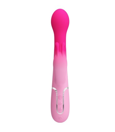 PRETTY LOVE DEJON VIBRADOR RABBIT 3 EN 1 MULTIFUNCION ROSA