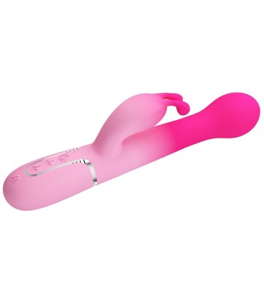 PRETTY LOVE DEJON VIBRADOR RABBIT 3 EN 1 MULTIFUNCION ROSA