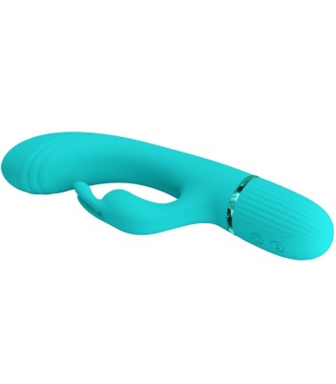 PRETTY LOVE SCOCCO VIBRADOR RABBIT TURQUESA