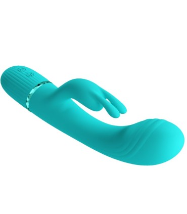 PRETTY LOVE SCOCCO VIBRADOR RABBIT TURQUESA