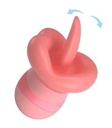 PRETTY LOVE KYLEE LENGUA ESTIMULADORA CLITORIS 10 VIBRACIONES ROSA NUDE