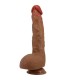BAILE BEAUTIFUL WILKS VIBRADOR REALISTICO DE 5 CONFIGURACIONES 25 CM MULATO