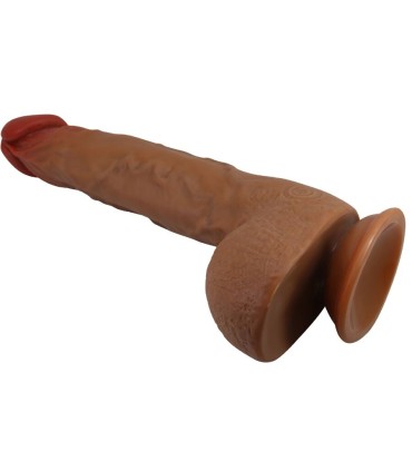 BAILE BEAUTIFUL WILKS VIBRADOR REALISTICO DE 5 CONFIGURACIONES 25 CM MULATO