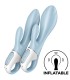 SATISFYER AIR PUMP BUNNY 1 VIBRADOR INFLABLE RABBIT AZUL