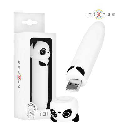 INTENSE POH BALA VIBRADORA PANDA RECARGABLE USB 10 X 22 CM